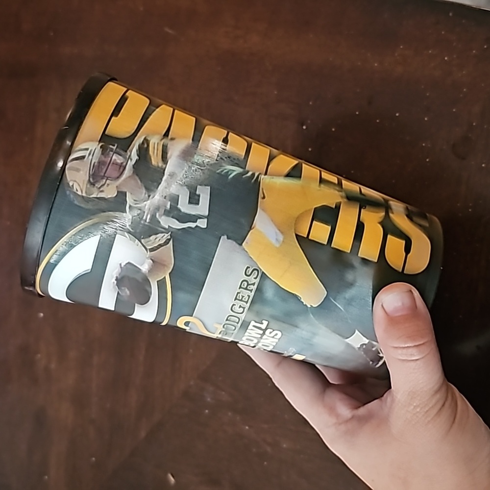 Green Bay Packers Holographic Super Bowl XLV Stadium Cup - Aaron Rodgers
